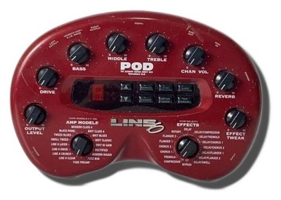 Line6 POD Version 2 Multi-Effects Processor Pedal 9517 Tested & Works