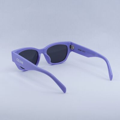 New CELINE CL40197U 78A Shiny Lilac/Smoke 54-18-145  display picture 1