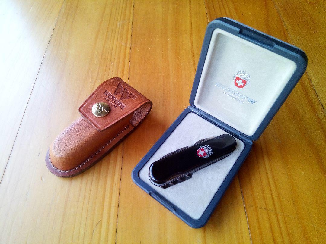 Authentic Wenger DIPLOMAT + leather case | eBay