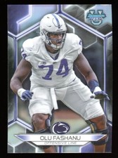 OLU FASHANU 2023 Bowman's Best University Refractor #34 Penn State NY Jets