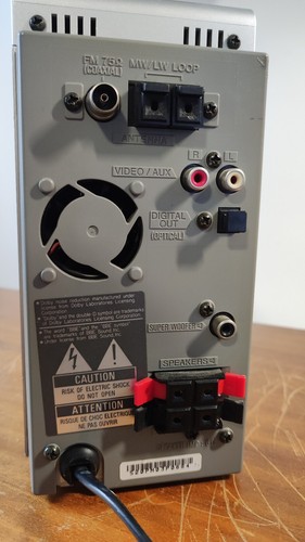 AIWA XR-MS3EZ Micro HiFi CD Player Tape Deck Tuner AUX 100% Working *See Video* - Picture 9 of 14