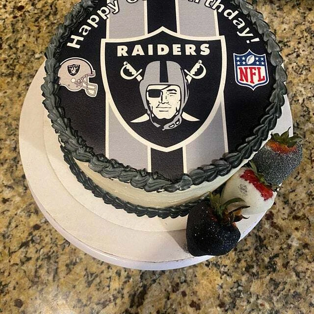 Happy Birthday Raiders Cake