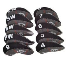 Hot Sale 10Pcs Callaway APEX 4-9WSGL Golf Iron Headcovers Cover Neoprene Classic