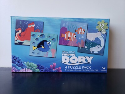 Finding Dory 4 Puzzle Pack 12 pieces each Disney Pixar Ages 5+