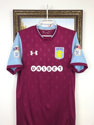 Aston Villa Home football shirt 2017 Soccer Jersey Mens Trikot