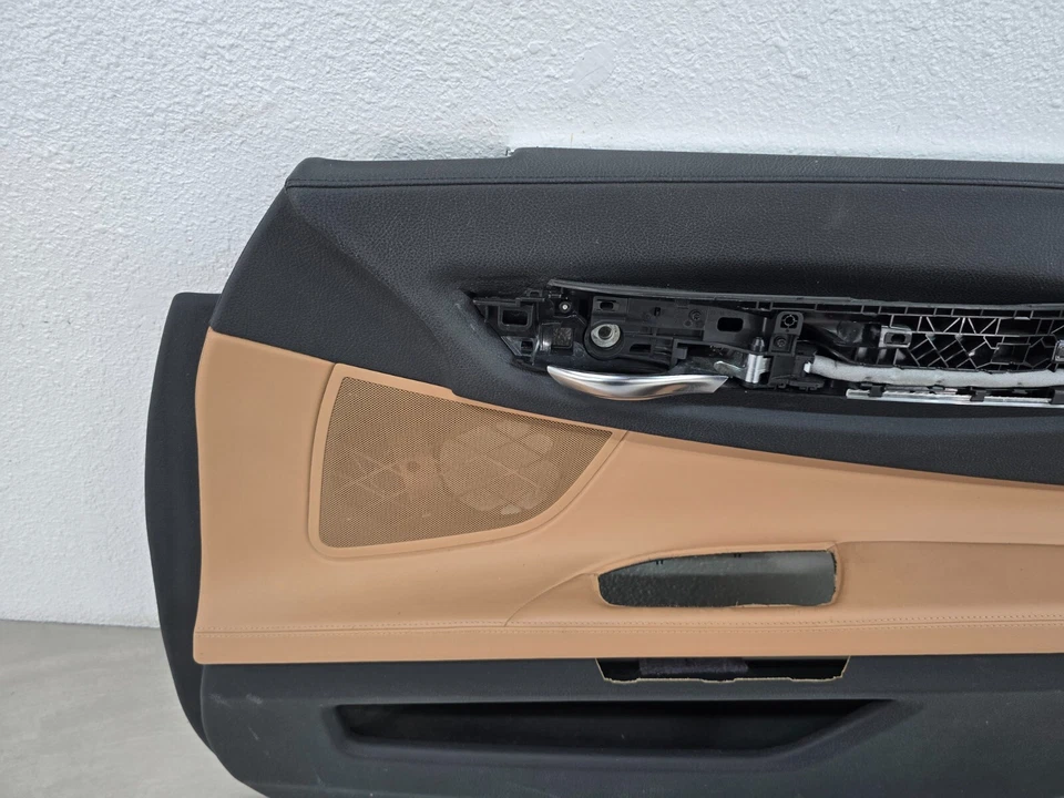 09-15 BMW 750I FRONT RIGHT SIDE DOOR INTERIOR LEATHER PANEL COVER OEM GENUINE - Изображение 3 из 4