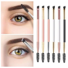 Eyebrow Pencil & Brush Fine Brow Definition Shaper Double Head Waterproof Liner
