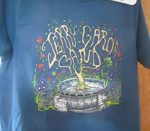 Vintage Jerry Garcia T-Shirt-Size M-100% Double Stitch Ring Spun Organic Cotton - Picture 2 of 6