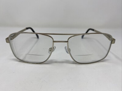 Superflex SF-570 S111 56-17-145 Silver Metal Full Rim Eyeglasses Frame  O46