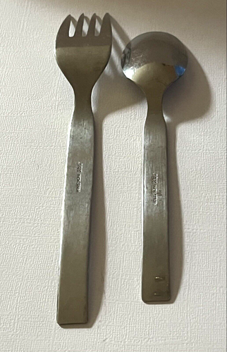 Vintage JAY INOX SPAIN Collectible Baby FORK & SPOON STAINLESS STEEL | eBay