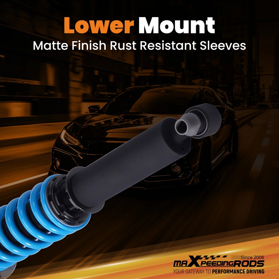 Kit de suspensión de 24 niveles amortiguador enrolladores para BMW Serie 5 F10 528i 535i 09-16 Foto 4 de 4