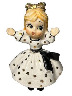 Consco Marilyn Exclusive Girl Figurine 3'' Vintage salt shaker repaired
