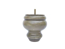 5 Inch Tall Wood Furniture Bun Feet- Set of 4