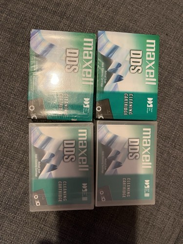 MAXELL HELICAL SCAN Cleaning Cartridge DDS DRIVES NEW