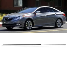 Left Driver Side Chrome Fender Garnish Molding Trim For Hyundai Sonata 2011-2014