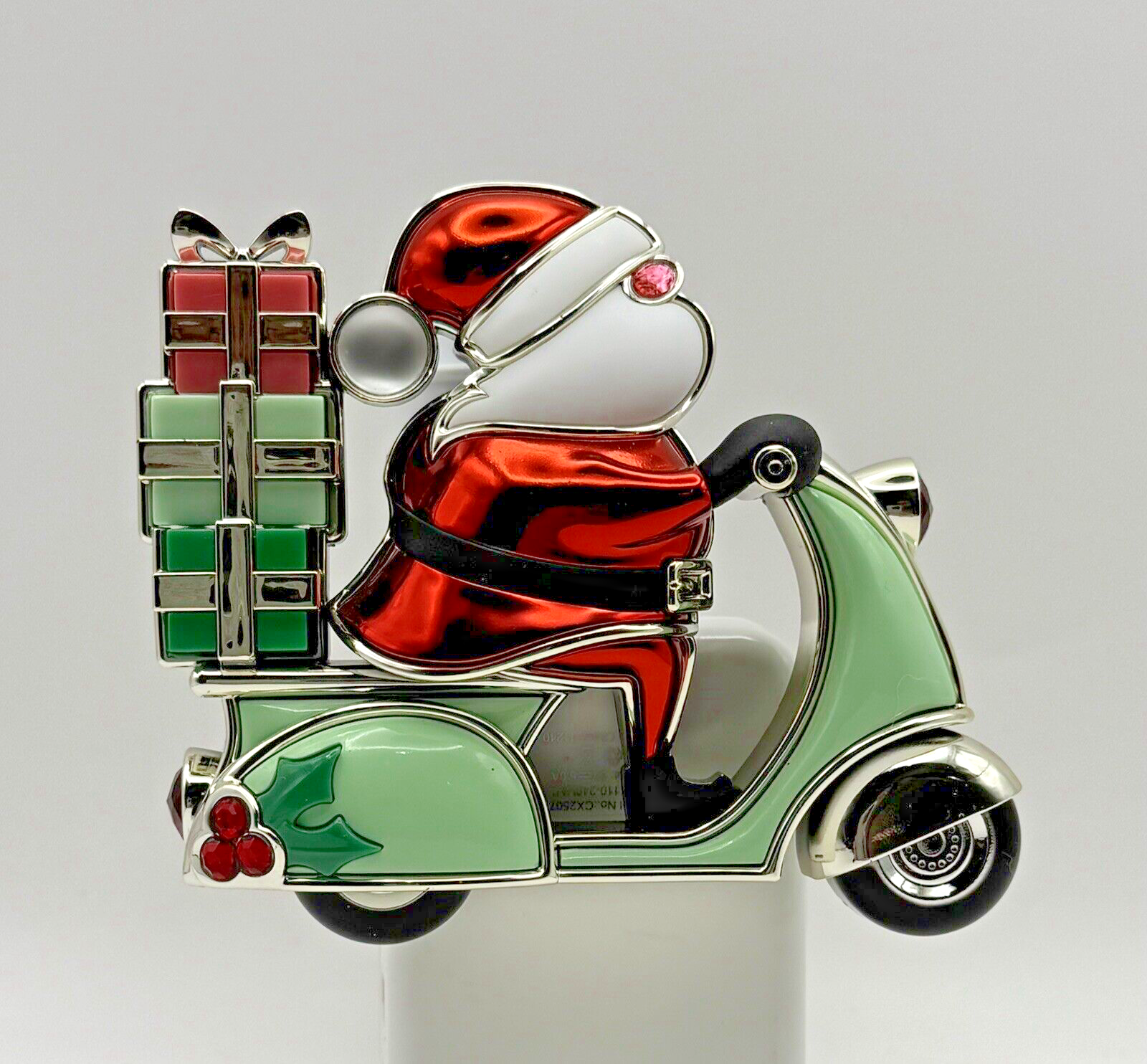 Bath & Body Works Santa Scooter Wallflower Plug-in Christmas Scented Decor-image