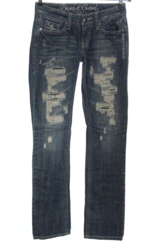 BLESSED & CURSED Jeans met rechte pijpen Dames Maat EU 38 blauw - Afbeelding 1 van 5