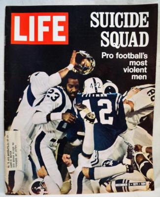 LIFE MAGAZINE 3 DECEMBER 1971 VINTAGE NEWS - PRO FOOTBALL'S MOST VIOLENT MEN