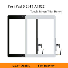 Touch Screen Digitizer Glass For 2017 iPad 5th Gen 9.7" A1822 A1823 Home Button