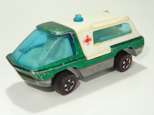 Hot Wheels Redline HEAVY WEIGHTS AMBULANCE 1969 (348)