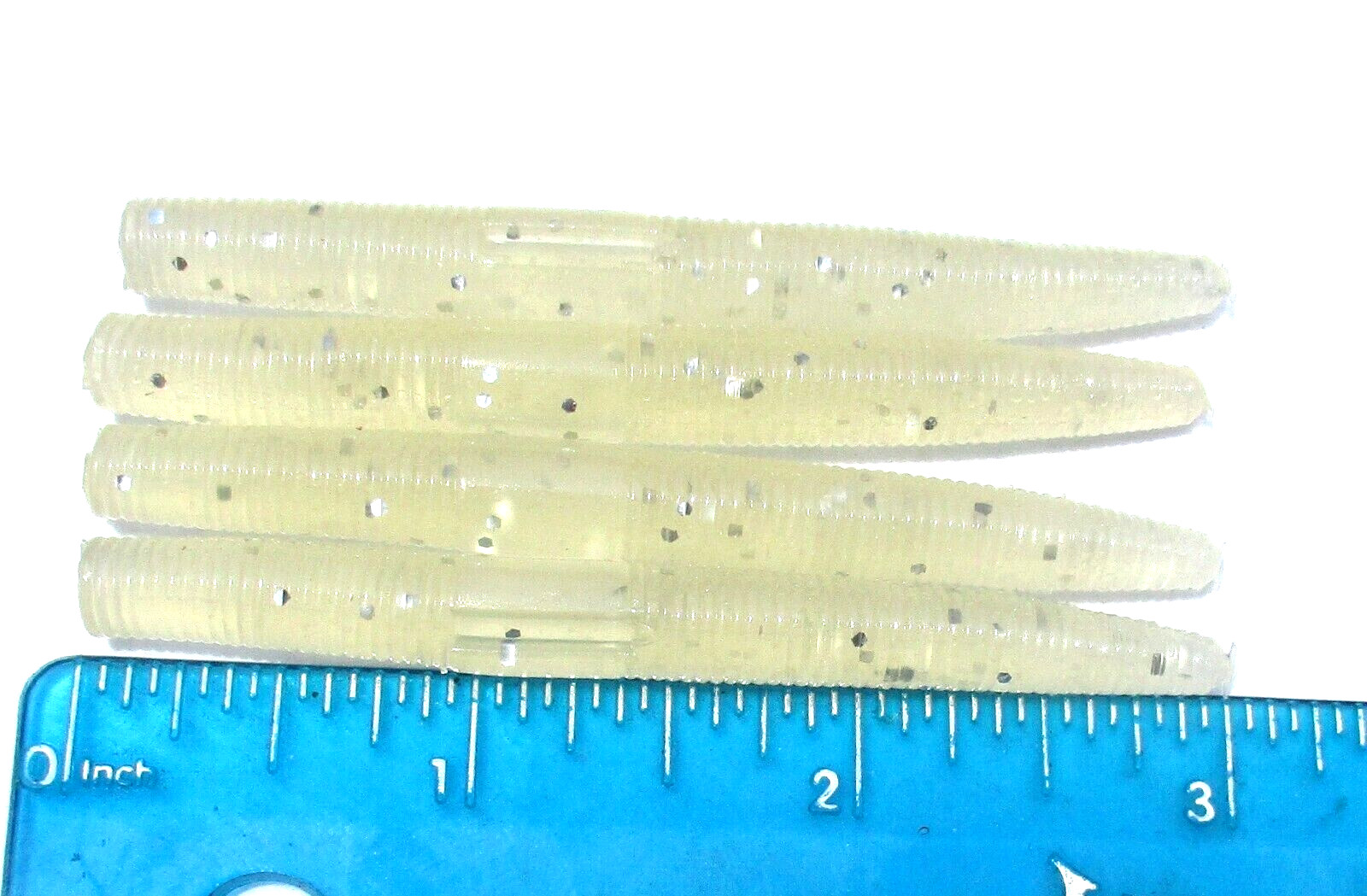 50 ICICLE 3" SENKOS style Bass Fishing Lures Soft Plastic Stickbaits Worm Baits - Image 3