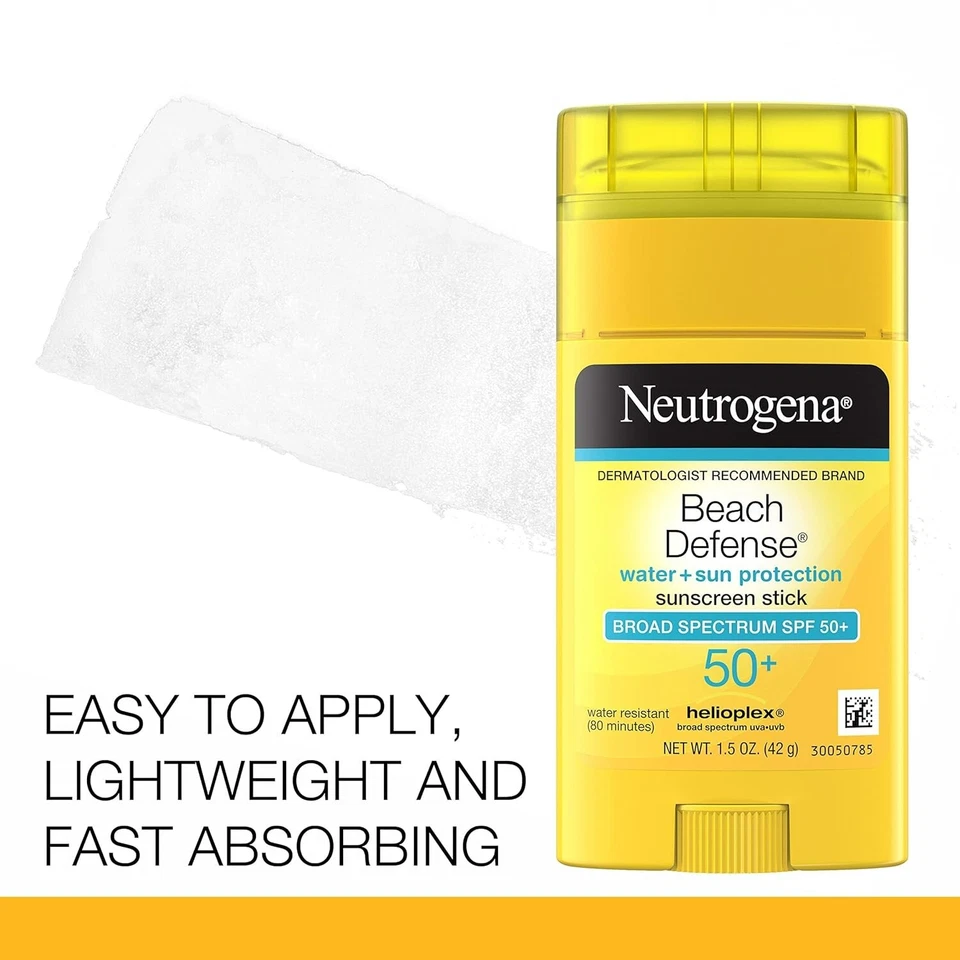Neutrogena Beach Protector Solar Barra Amplio Espectro FPS 50+ Ultra-Violeta Protect 42g Foto 2 de 4