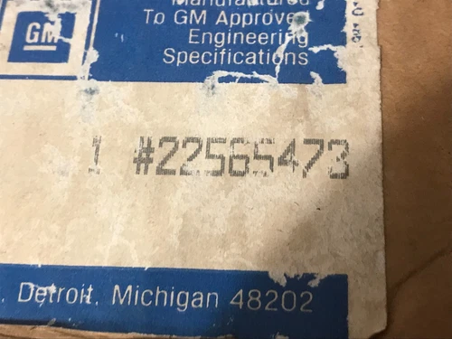 NOS 91-94 Chevy Cavalier left side remote mirror GM 22565473     3b