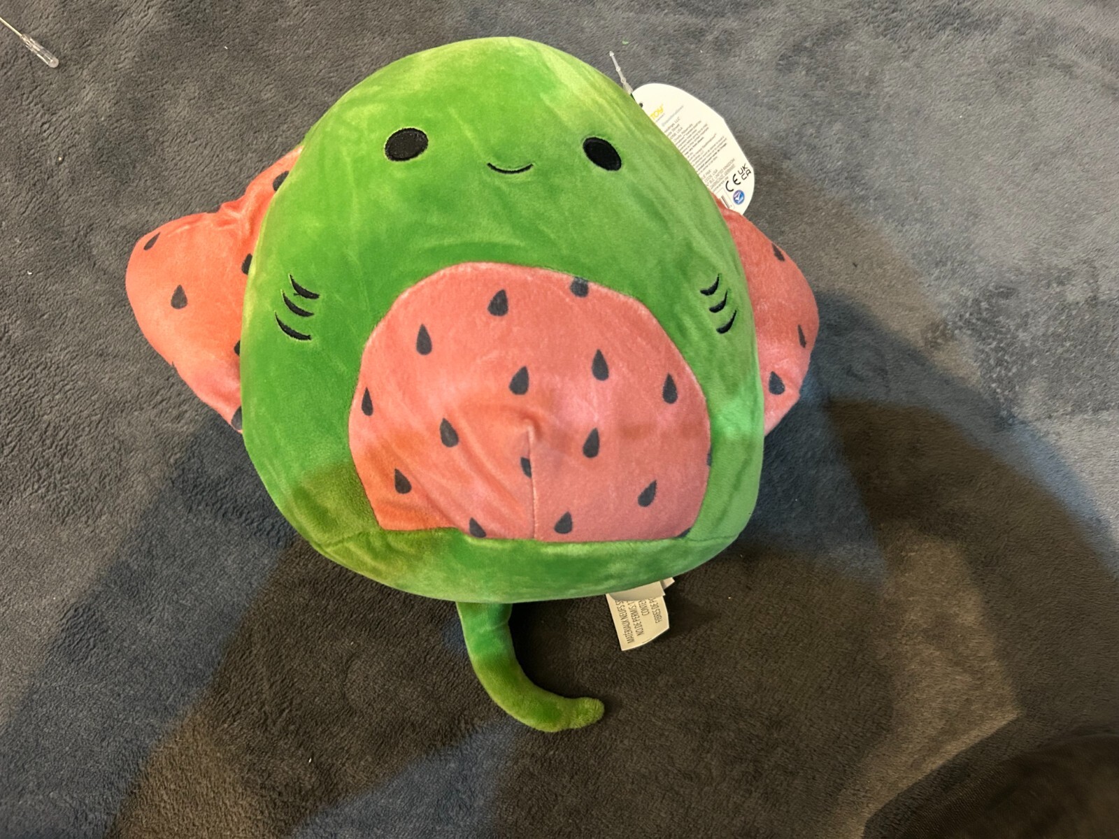 Squishmallows Sealife Fruit Squad Lai the Watermelon Stingray Mantaray 8""