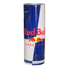 20oz Stainless Steel Skinny Tumbler W/Straw “Red Bull Wrap” Funny~Energy Drink