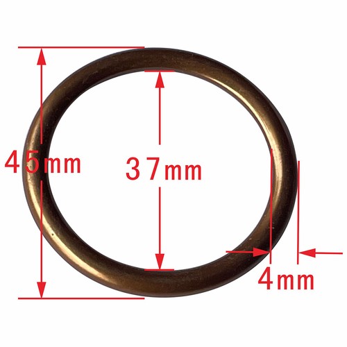 Exhaust Manifold Gasket Seals for Honda CBR1000 CBR1000RR 08-19 SC57/59 45X37X4