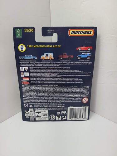 Matchbox Collectors - 1962 Mercedes-Benz 220 SE New Sealed In Box. - Picture 3 of 6