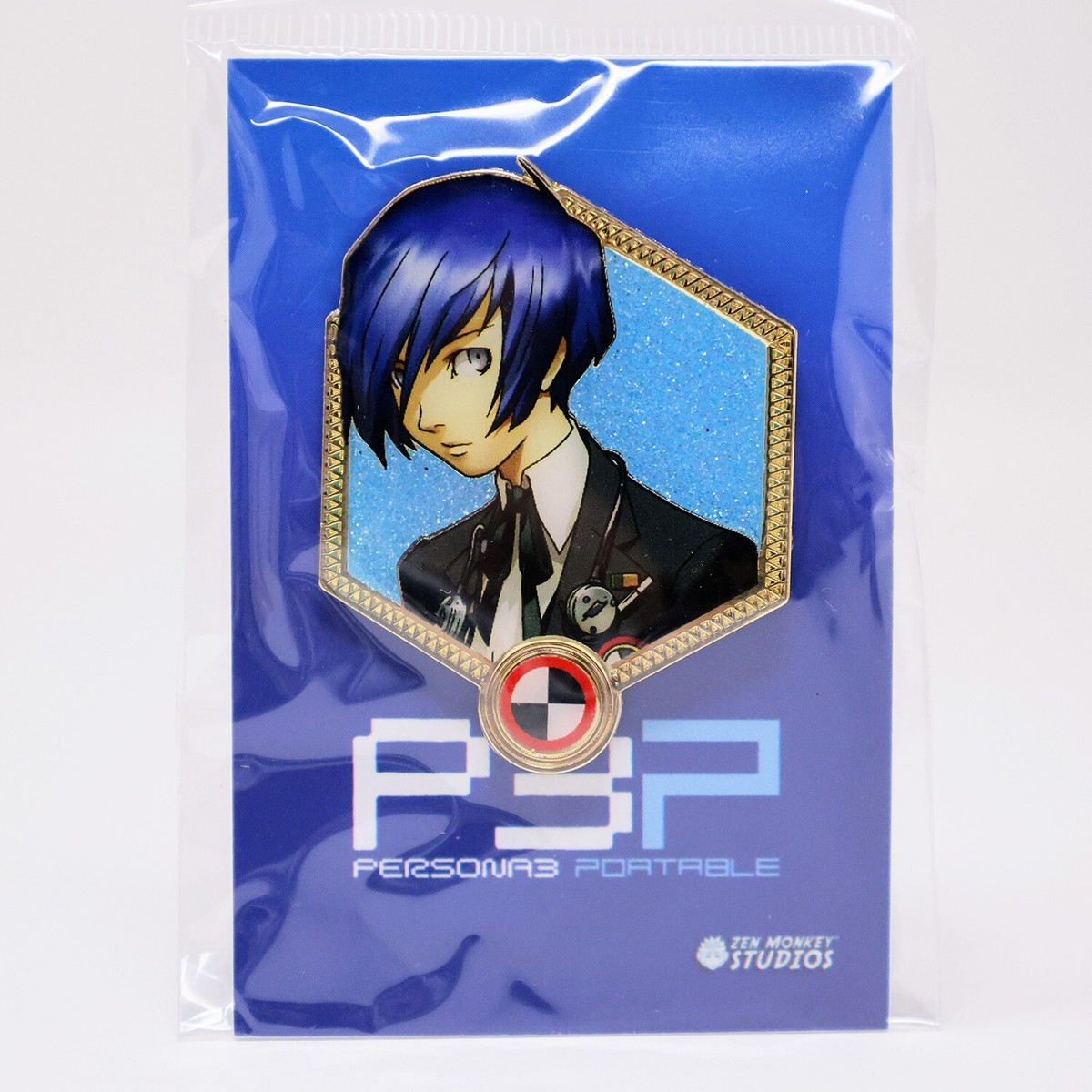 Persona 3 Portable Makoto Yuki Protagonist Enamel Pin Figure