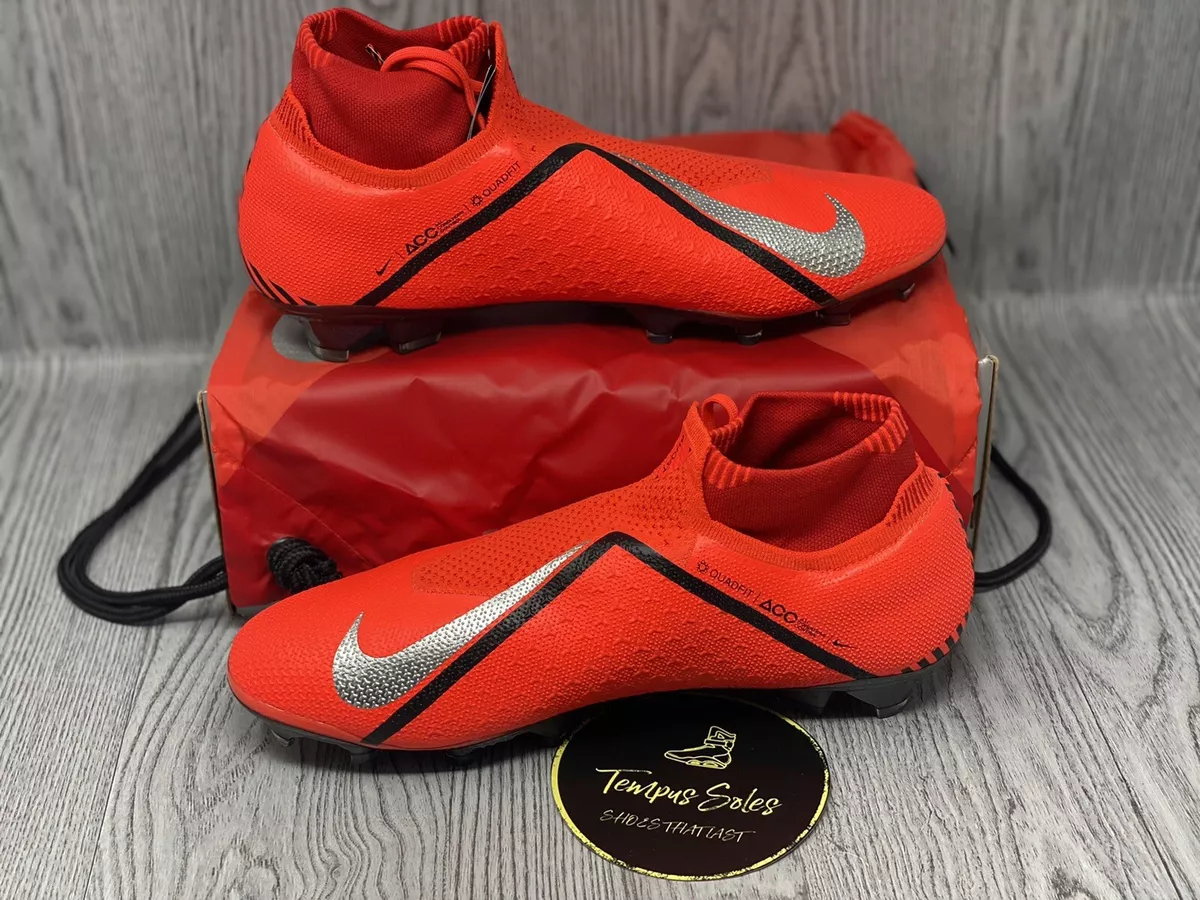 Nike Phantom Vision Elite DF FG Men s Soccer Cleats Crimson AO3262