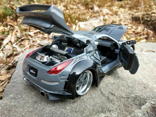 Nissan 350Z 2003 Fast And Furious DK, JADA, metal, coche de juguete fundido a presión, 8,25", 1:24 - Imagen 12 de 12