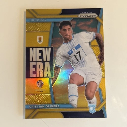 2024 Prizm Copa America Cristian Olivera Rookie New Era True Gold /10 Uruguay RC