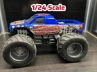 2004 Vintage Mattel Monster Jam 1/24 King Krunch Monster Truck Diecast Car.