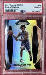 De'Aaron Fox RC autograph /199シリ silver De'Aaron Fox RC autograph /199シリ silver De'Aaron Fox 2017 Prizm