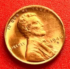 1946-S Lincoln Wheat Cent Penny GEM RD BU From an Original Bank Roll