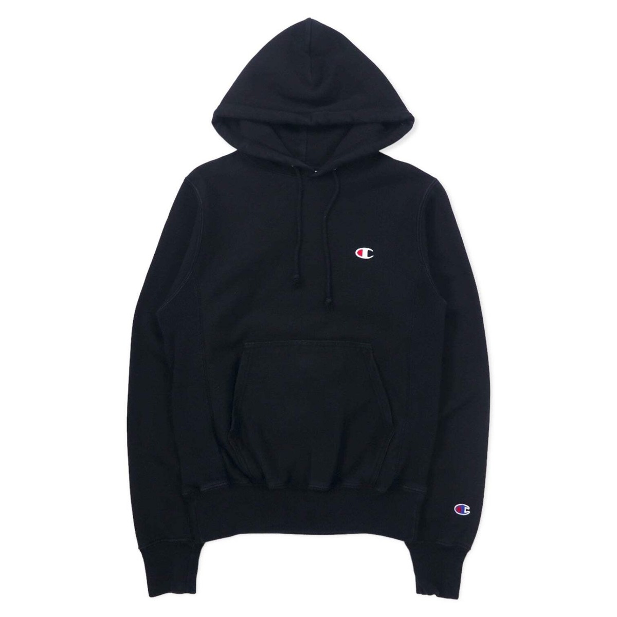 00‘s〜　Champion Reverse Weave サイズM 黒 Champion Reverse Weave Hoodie M Black Cotton Single Blue Tag