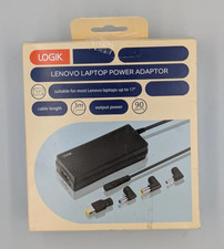 Image of Logik 90W Power Supply Adapter Cable for Lenovo Laptops 3M 19V LPLENO24 LPLENO17