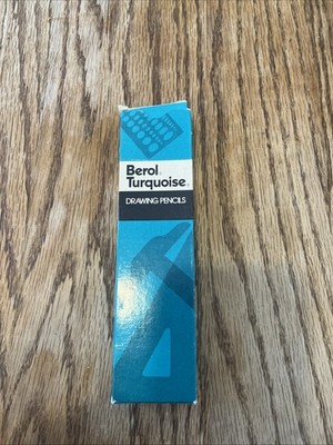 (11) Berol Turquoise 375 H Drawing Pencils Vintage
