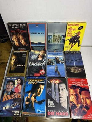 VHS Tapes Lot 12x Tapes Comedy Horror Classic Action The Ring iRobot Stand By Me