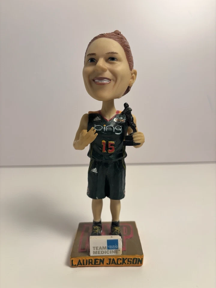 Lauren Jackson #15 Seattle Storm Legend Jugador Más Valioso BobbleHead WNBA 24 de junio de 2011 NUEVO Foto 2 de 4