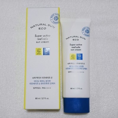 THE FACE SHOP Natural Sun Eco Super Active Reef-Safe Sonnencreme 80ml LSF50+P...