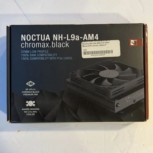 Noctua NH-L9A-AM4 AM5 Low Profile Cooler 37Mm AM4 AM5 Black
