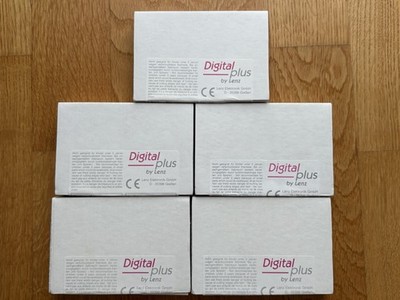 5x Digital plus by  Lenz HO Decoder LF100XF LE077XF LE010XF 10 Set Paket NEU OVP