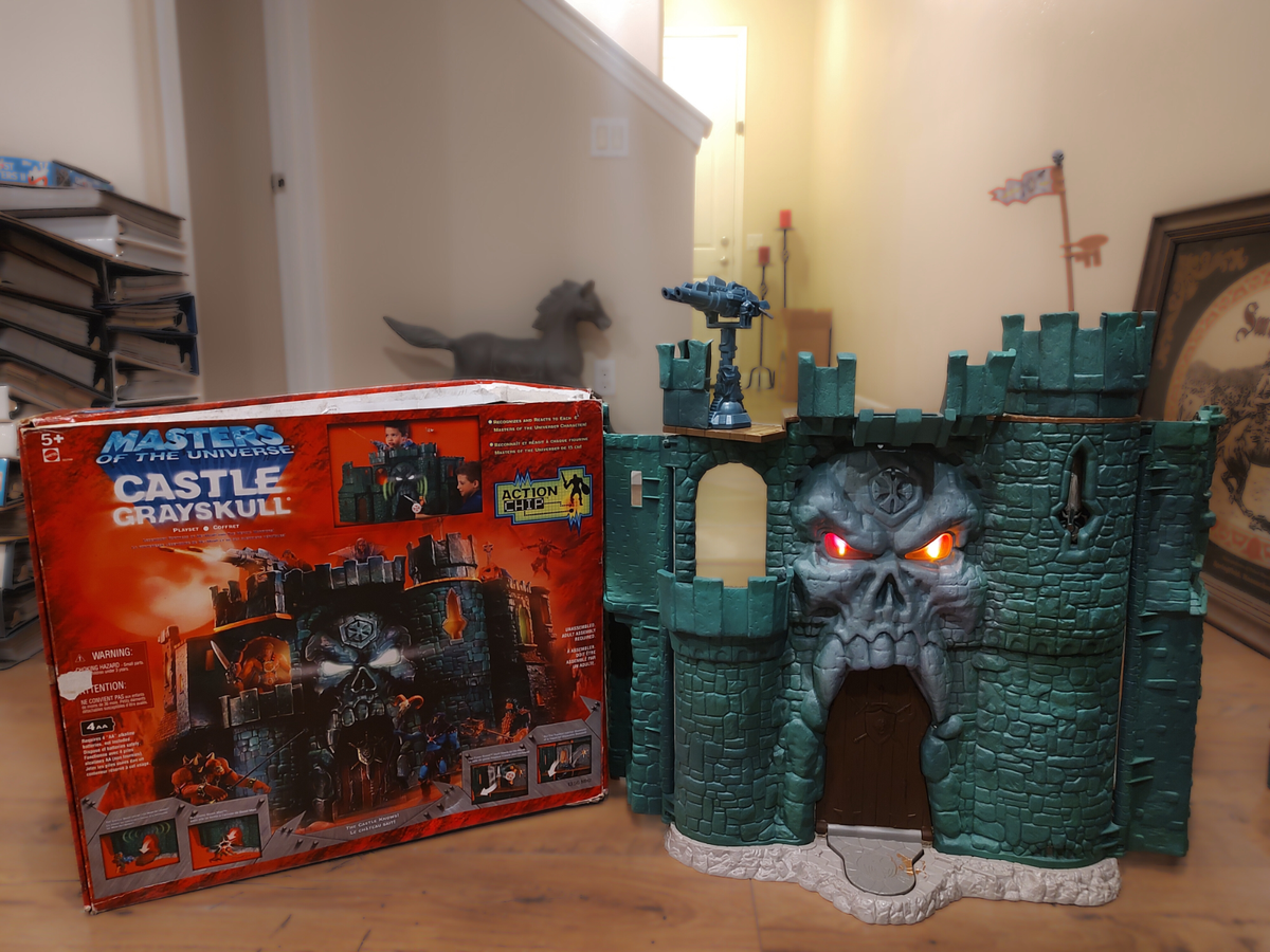 【サービス品】 ビンテージ　スカル　ゼンマイ　TOY　3体セット Masters of the Universe Castle Grayskull 2002 (almost complete) | eBay