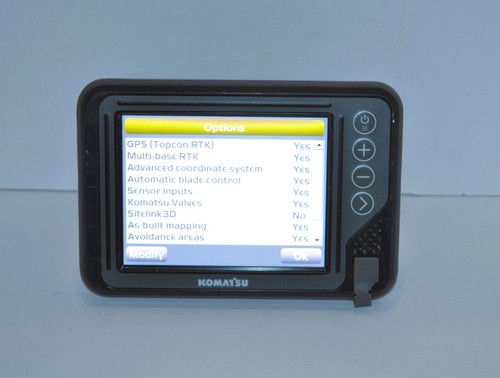 KOMATSU GX55 3DMC MACHINE CONTROL DISPLAY w OPTIONS 2023 V 12.2.11.22 TOPCON