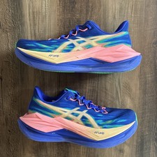 Asics Superblast 3 Men Size 9 Blue Orange Road Running Shoes 1013A177