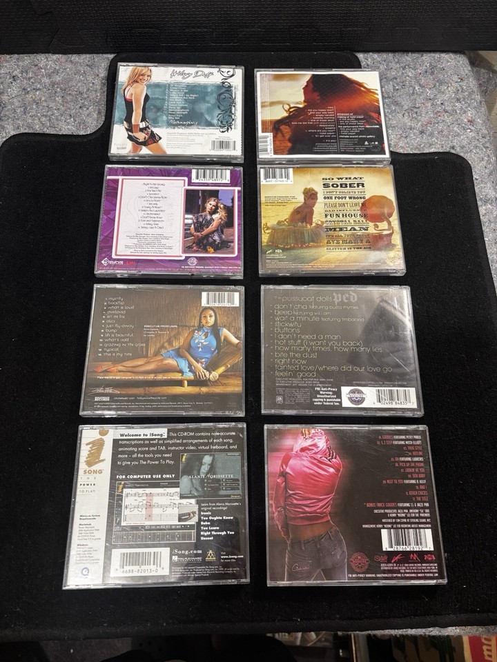 2000’s Pop Cd Lot of 8 Various Artists Alanis Morrisette Hilary Duff ...